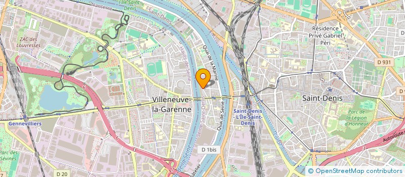 localisation de l'entreprise MONSIEUR JULIEN MOESTUS  L'ILE-SAINT-DENIS