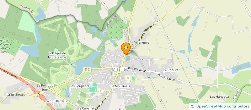 localisation de l'entreprise MONSIEUR JULIEN MOGAN  MISSILLAC