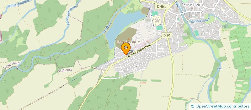 localisation de l'entreprise MONSIEUR JULIEN MOINE  UNGERSHEIM