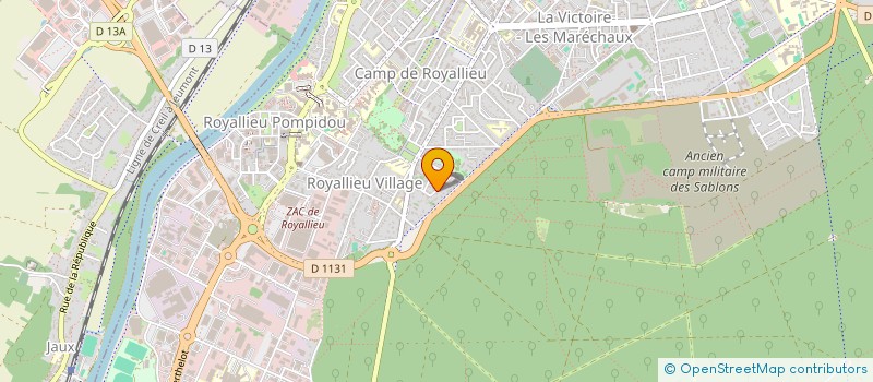 localisation de l'entreprise MONSIEUR JULIEN MOISAN  COMPIEGNE