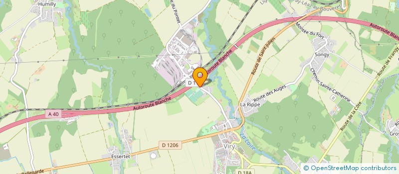 localisation de l'entreprise MONSIEUR JULIEN MOLINIER  VIRY