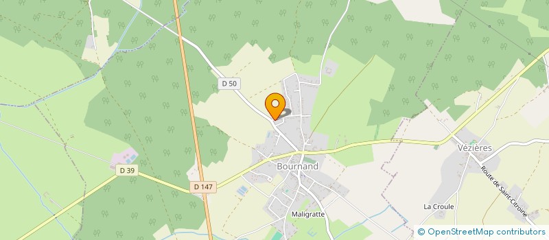 localisation de l'entreprise MONSIEUR JULIEN MOLINIER  BOURNAND