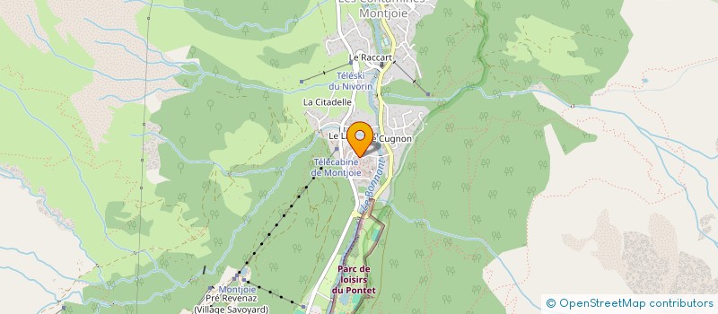 localisation de l'entreprise MONSIEUR JULIEN MOLLARD à LES CONTAMINES-MONTJOIE