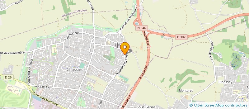 localisation de l'entreprise MONSIEUR JULIEN MOLLARD à CHASSIEU