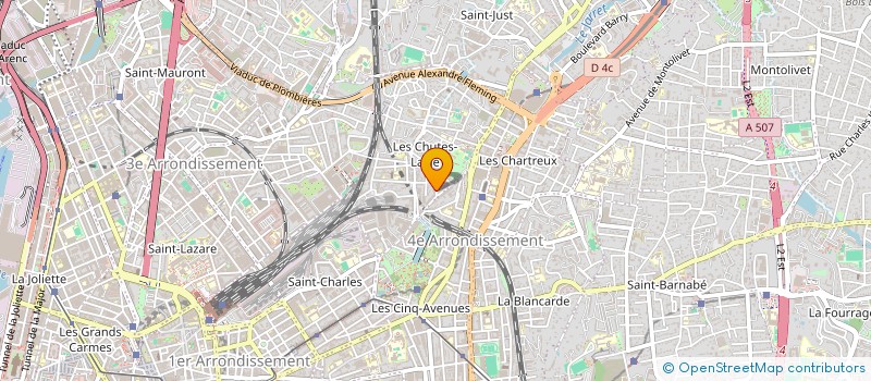 localisation de l'entreprise MONSIEUR JULIEN MONCOUTIE à MARSEILLE