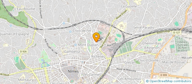 localisation de l'entreprise MONSIEUR JULIEN MONGINET  NIMES