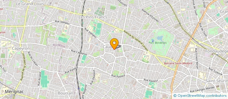 localisation de l'entreprise MONSIEUR JULIEN MONNIER  BORDEAUX