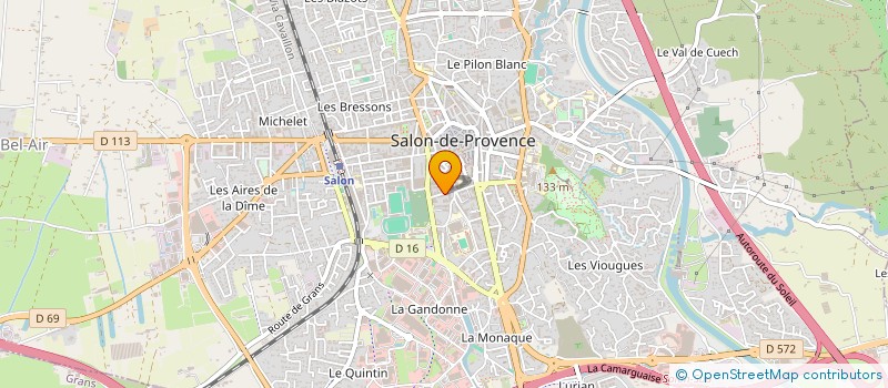 localisation de l'entreprise MONSIEUR JULIEN MONTACQ  SALON-DE-PROVENCE