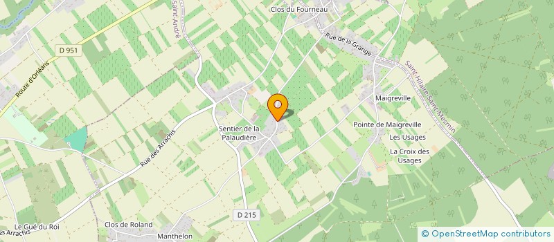 localisation de l'entreprise MONSIEUR JULIEN MONTARU  MEZIERES-LEZ-CLERY