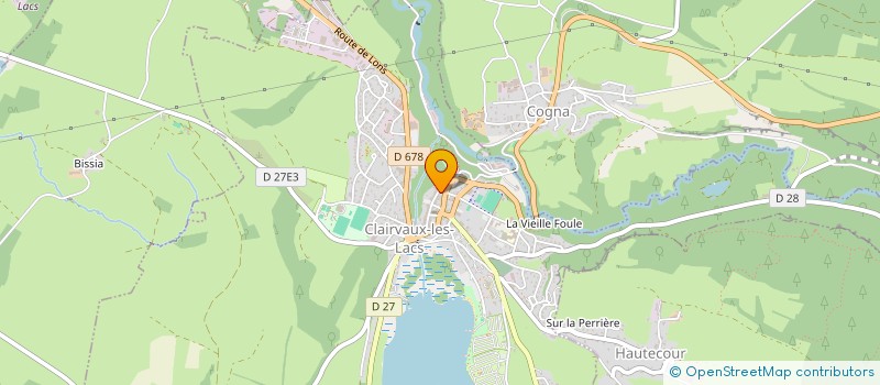 localisation de l'entreprise MONSIEUR JULIEN MONTEIRO à CLAIRVAUX-LES-LACS