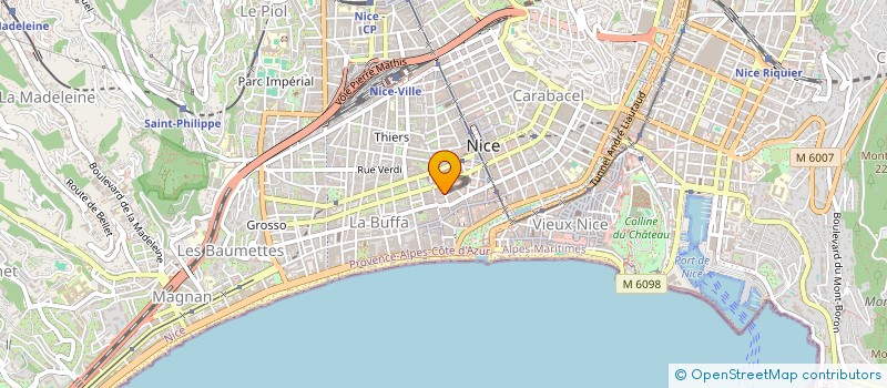 localisation de l'entreprise MONSIEUR JULIEN MONTENERO  NICE