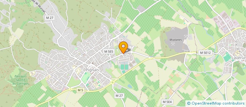 localisation de l'entreprise MONSIEUR JULIEN MONTES  PIGNAN