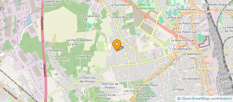localisation de l'entreprise MONSIEUR JULIEN MONTIGNY à SARAN
