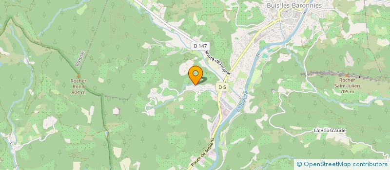 localisation de l'entreprise MONSIEUR JULIEN MONTLAHUC  MERINDOL-LES-OLIVIERS