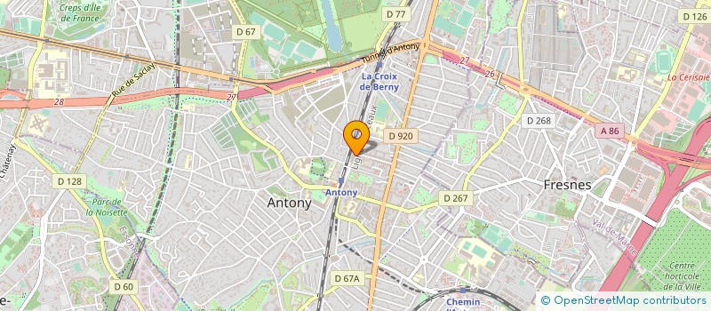 localisation de l'entreprise MONSIEUR JULIEN MONTORO à ANTONY