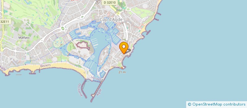 localisation de l'entreprise MONSIEUR JULIEN MORA  AGDE