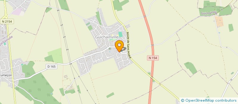 localisation de l'entreprise MONSIEUR JULIEN MORAGA-RUEDA  GUICHAINVILLE