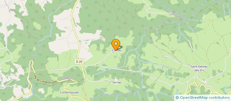 localisation de l'entreprise MONSIEUR JULIEN MORALES  CAMPUAC