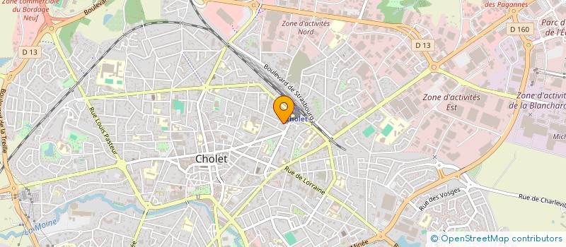 localisation de l'entreprise MONSIEUR JULIEN MOREAU à CHOLET