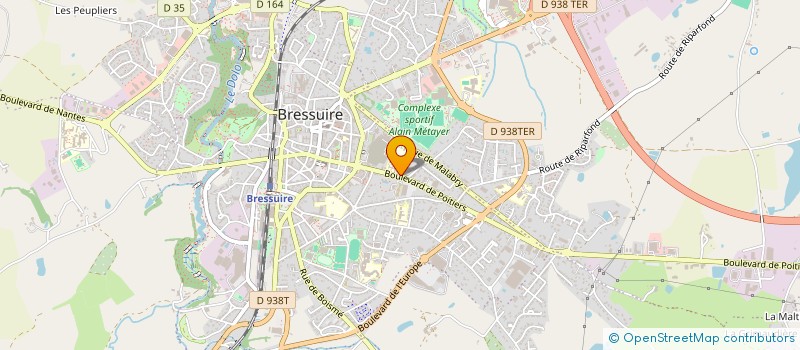 localisation de l'entreprise MONSIEUR JULIEN MOREAU  BRESSUIRE