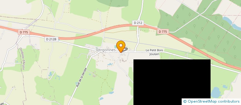 localisation de l'entreprise MONSIEUR JULIEN MOREL  OMBREE D'ANJOU