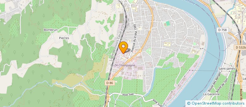 localisation de l'entreprise MONSIEUR JULIEN MOREL à TOURNON-SUR-RHONE