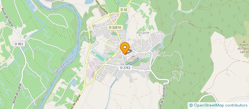 localisation de l'entreprise MONSIEUR JULIEN MORGAN DE RIVERY  ANIANE