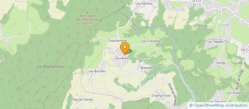 localisation de l'entreprise MONSIEUR JULIEN MORHAIN à ANNECY