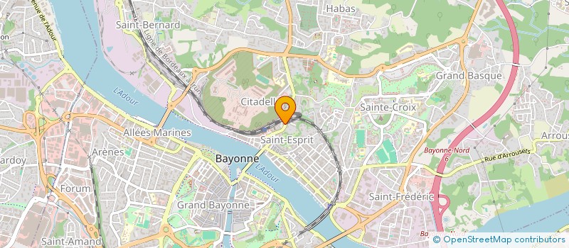 localisation de l'entreprise MONSIEUR JULIEN MORIN à BAYONNE