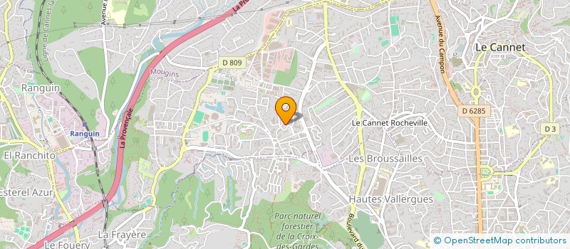 localisation de l'entreprise MONSIEUR JULIEN MORRIS  CANNES