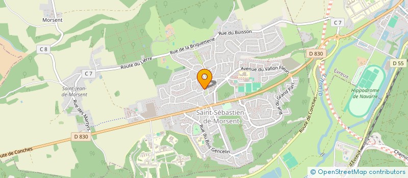 localisation de l'entreprise MONSIEUR JULIEN MORVAN  LE PLESSIS-GROHAN