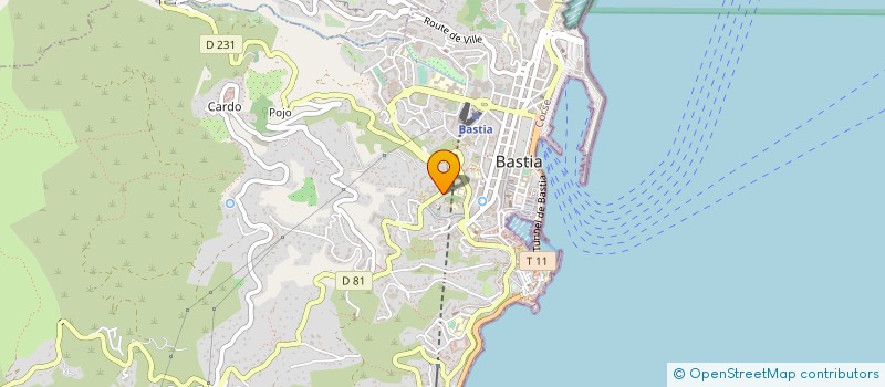 localisation de l'entreprise MONSIEUR JULIEN MOSCARDINI à BASTIA
