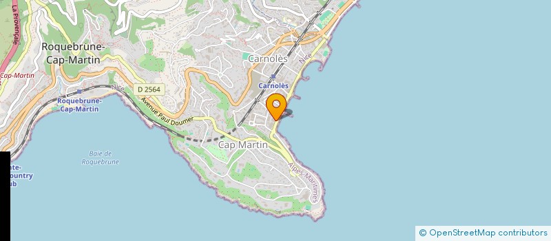 localisation de l'entreprise MONSIEUR JULIEN MOSCOVIZ à ROQUEBRUNE-CAP-MARTIN
