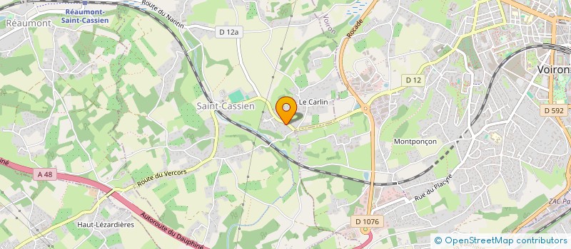 localisation de l'entreprise MONSIEUR JULIEN MOSEGUI  SAINT-CASSIEN