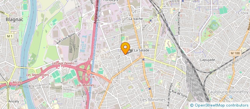 localisation de l'entreprise MONSIEUR JULIEN MOUCHON  TOULOUSE