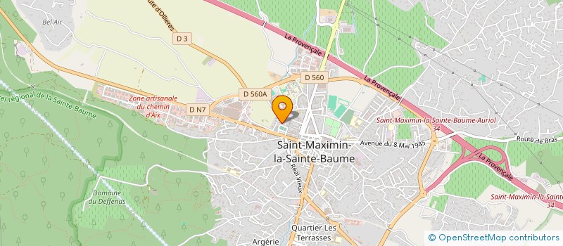 localisation de l'entreprise MONSIEUR JULIEN MOUREN à SAINT-MAXIMIN-LA-SAINTE-BAUME