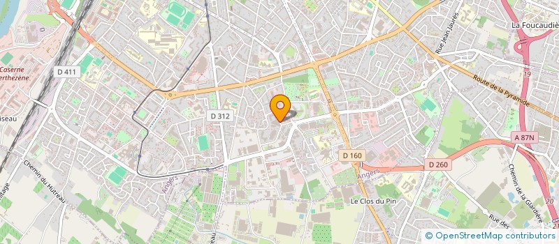 localisation de l'entreprise MONSIEUR JULIEN MOURIESSE à ANGERS