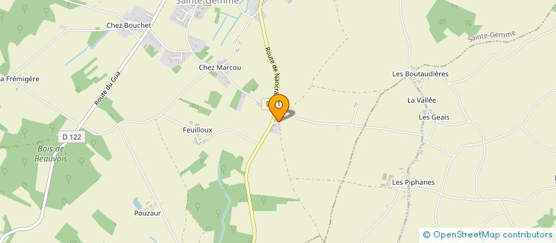 localisation de l'entreprise MONSIEUR JULIEN MOUTARD  SAINTE-GEMME