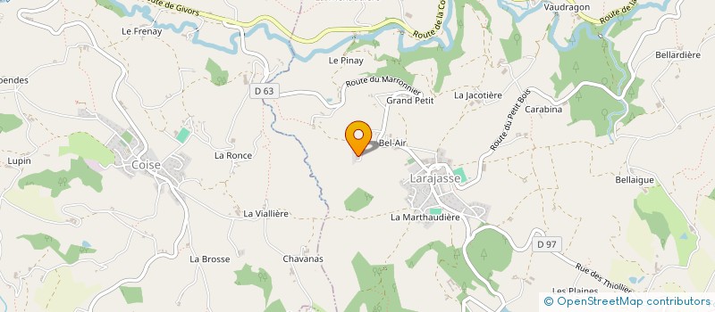 localisation de l'entreprise MONSIEUR JULIEN MOUTON à LARAJASSE