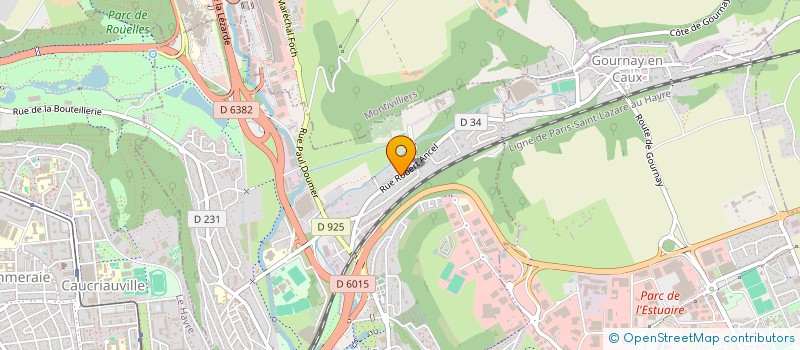 localisation de l'entreprise MONSIEUR JULIEN MOUTON  HARFLEUR