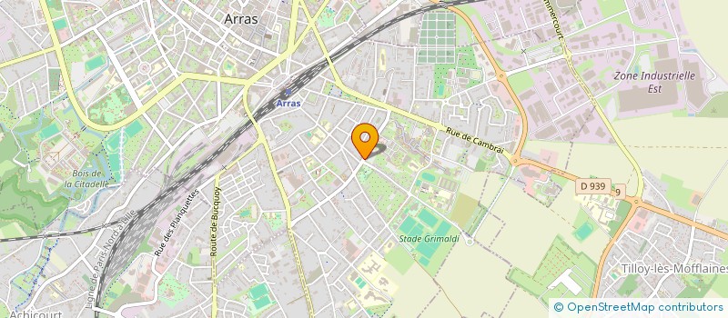 localisation de l'entreprise MONSIEUR JULIEN MOYAUX  CROISILLES