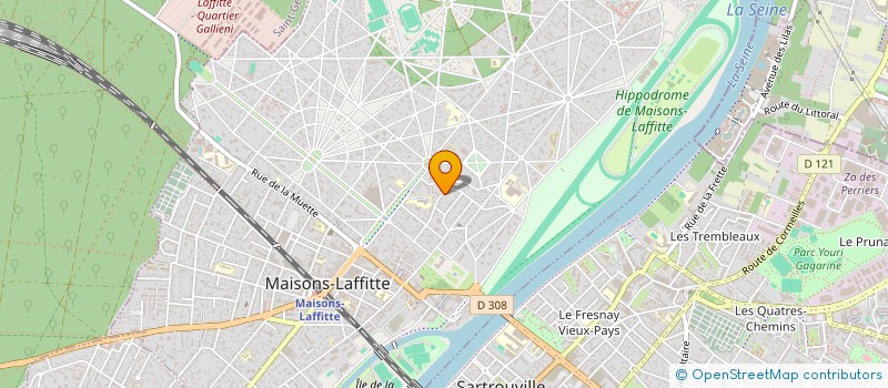 localisation de l'entreprise MONSIEUR JULIEN MUGNIER  MAISONS-LAFFITTE
