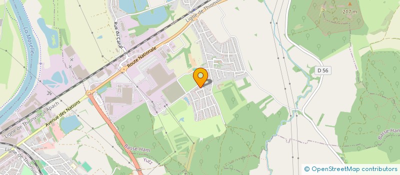 localisation de l'entreprise MONSIEUR JULIEN MULLER  BASSE-HAM