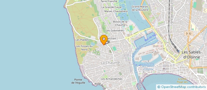 localisation de l'entreprise MONSIEUR JULIEN MUNOS à LES SABLES D'OLONNE