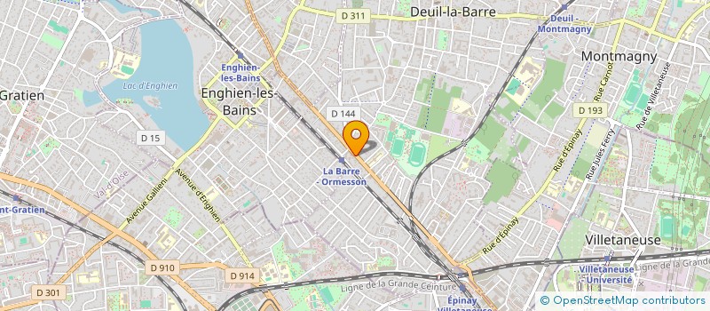 localisation de l'entreprise MONSIEUR JULIEN MUNOZ  DEUIL-LA-BARRE