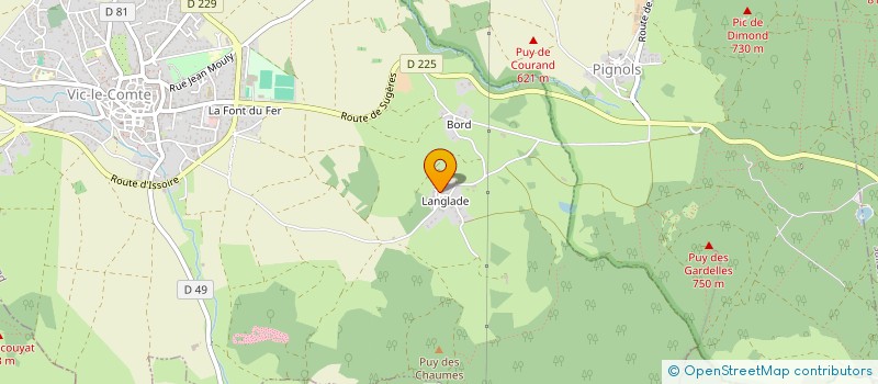 localisation de l'entreprise MONSIEUR JULIEN MUNOZ LOPEZ  VIC-LE-COMTE