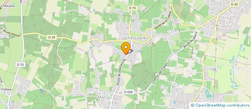 localisation de l'entreprise MONSIEUR JULIEN MUZET  LACHASSAGNE