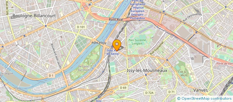 localisation de l'entreprise MONSIEUR JULIEN NABET à ISSY-LES-MOULINEAUX