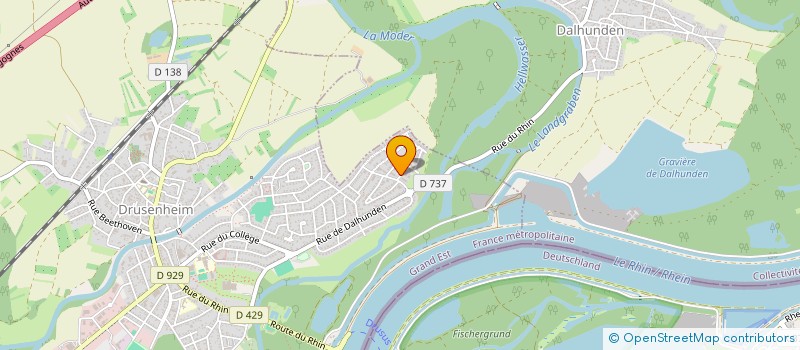 localisation de l'entreprise MONSIEUR JULIEN NAMYSL  DRUSENHEIM