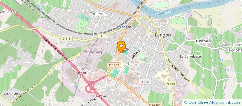 localisation de l'entreprise MONSIEUR JULIEN NANTERNE  LANGON